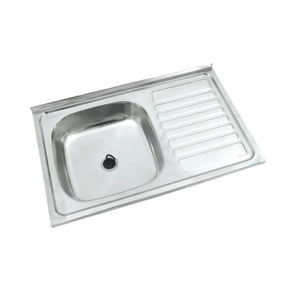 galaxy stainless steel kitchen sink, 80 cm